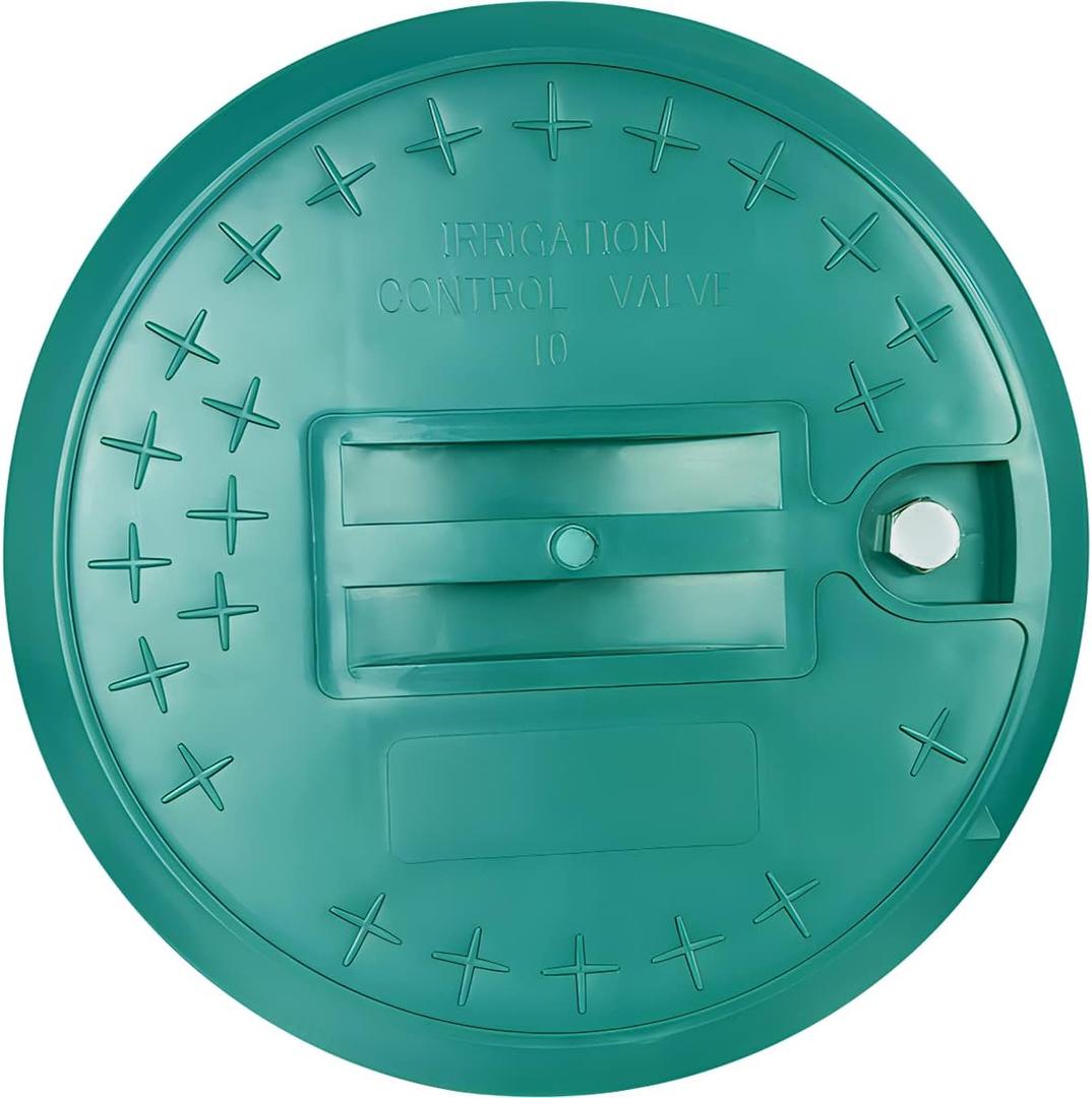 Cunguv Valve Box Cover Lid 10-inch Sprinkler Valve Round Box Lid Replacement Circular for Automatic Irrigation System