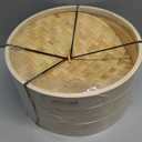 Joyce Chen 2-Tier Bamboo Steamer Baskets, 12-Inch