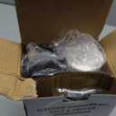 Electric Salt and Pepper Grinder Set Automatic Grinder for Kitchen Battery Pepper Mill Shakers Adjustable Coarseness Upgraded Larger Capacity with Led Gifts for Mom (Black/White)