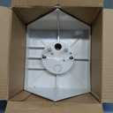 Fan Mounting Box, Ceiling Fan Mounting Bracket, Ceiling Fan Mounting Box, Ceiling Fan Mounting Kit, Fan Mounting Bracket, Fits cathedral Ceiling Angles of 80 or Up, White,1-Pack