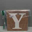 Burlap Print Baby Shower Boxes for Gender Reveal Party Gender Neutral Baby Shower Centerpiece Decor - 4 Pcs Burlap Grain Baby Cubes Baby Blocks with Letters, Rustic Baby Shower Decorations