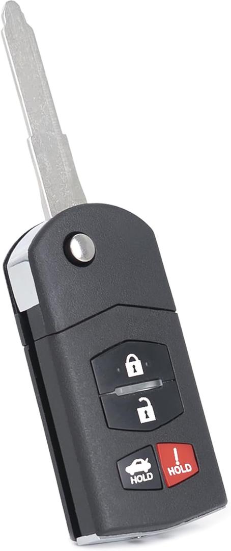 MechanMagic Key Fob Remote Replacement Fits for 2006 2007 2008 2009 2010 2011 2012 2013 2014 2015 Mazda MX-5 Miata/Mazda 3/Mazda 6 BGBX1T478SKE125-01 Keyless Entry Remote Control BBM4-67-5RY