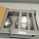 Elevated Bowls, 4 Height Adjustable Raised Stand With 2 Thick 50oz Stainless Steel Food Bowls, Non-Slip Feeder for Dogs, Adjusts to 3.7", 9.2", 10.75", 12.36" Light Brownish Gray