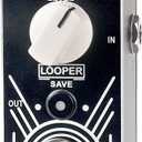 Sondery Looper Pedal Triple Loop, Each Track 30 Minutes Looping Time, Access to Upload/Download Music Files Via Enclosed USB Cable from/to Each Track, Unlimited Overdubs Undo/Redo, True Bypass