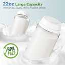 22oz Portable Breast Milk Cooler Bottle-Milk Cooler for Outdoor Travel, Keeps Fresh Cooling for 24+ Hours,Breastfeeding Essentials with 2pcs Bottle for Breastmilk Storage (Mint-Green)