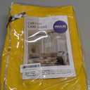 MIULEE Yellow Back Tab Blackout Curtains 72 Inches Long 2 Panels Set for Living Room Bedroom Privacy, Rod Pocket/Pinch Pleat Thermal Insulated Room Darkening Pleated Light Blocking Drapes