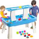 GoSports Water Table With Pump for Toddlers Ages 1.5-4 Years - Outdoor Play Table for Kids With Integrated Circulating Pump