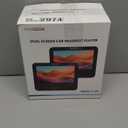 FANGOR 7.5 Inch Dual Car DVD Player, Portable Headrest Video Player for Car with 5 Hours Rechargeable Battery, Last Memory, AV Out/in, Support USB/SD/Sync TV, All Regions (1 Player+1 LCD Screen)