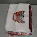 Bencailor 6 Pcs Christmas Kitchen Towels Buffalo Plaid Christmas Hand Towels Xmas Tree Red Truck Dish Cloths 24x16 Inch Absorbent Winter Decorative Tea Dishcloths for Home Kitchen Bathroom Xmas Gifts