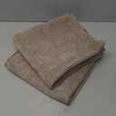 Foindtower Pack of 2, Decorative Linen Soild Throw Pillow Covers Soft Accent Cushion Case Farmhouse Neutral Pillowcase for Chair Couch Sofa Bedroom Living Room Home Decor 22 x 22 Inch Tan Beige (Semolina)