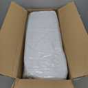 COHOME Mattress Topper King 1300 GSM Extra Thick Cooling Mattress Pad 400TC Cotton Top Plush Down Alternative Fill Pillow Top Mattress Cover with 8-21 Inch Deep Pocket (78x80 Inches, White-Luxury)