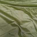 Memoriesea Women's Sexy One Shoulder Satin High Split Cocktail Wedding Party Maxi Dress Tender Green S