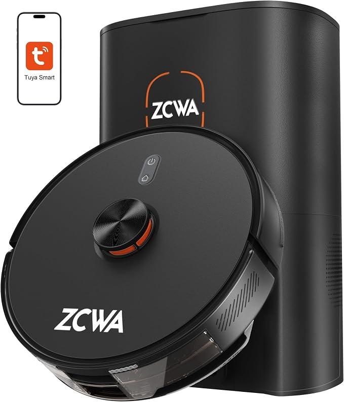 Robot Vacuum, Three Suction Levels, Automatic Vacuum Robot with Standard Mode 2,000Pa, and Quiet Mode, ZND