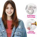 Operitacx Pearl Number Iron on Patches Digital Diamond Rhinestone Stickers for Clothing DIY Decoration Non-Woven Fabric Appliques for Sweaters Hats Bags Easy to Attach (white)