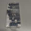 Replacement Parts Compatible with Topomatic,6 Size Replacement Parts Rubber Tip Compatible with Topomatic,Carburettor Vacuum Dust Cover,Black,80 PCS