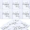 Eaasty Happy Tears Tissue Packs for Wedding 3 Ply Wedding Tissues for Guests Travel Size Bulk Facial Paper Welcome Bag Stuffers Gift Bride and Groom Mother(30 Pack)
