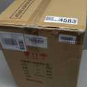 ALLGOT Large Outdoor Pendant Light, Black Outdoor Chandelier Lantern, Anti-Rust Exterior Hanging Lighting Fixture, Porch Lights Hallway Ceiling with Seed Glass for House (Black, 13.36 Inch Height)