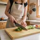 Bamboo Cutting Board for Kitchen - Wood Chopping & Charcuterie Board | Made with Moso Bamboo - Double Sided Pre Oiled