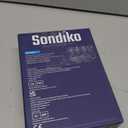 Sondiko Butane Torch with Fuel Gauge S907, Refillable Soldering Torch Lighter with Adjustable Flame for Welding, Resin Art, Industrial, Blue & Black(Butane Gas Not Included) (Blue & Black)