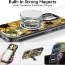 Bouvardia for iPhone 17 Case, Compatible with Magsafe, Cute Girly Design for Women, Shockproof & Aesthetic, Floral Theme - Sunflowers