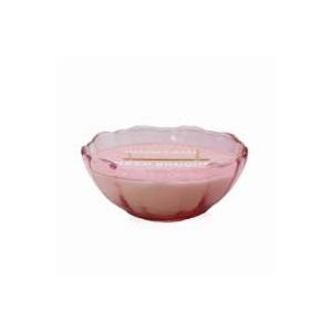 Nature's Mark Glass Bowl Candle - Pink