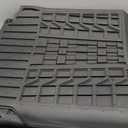 3W Floor Mats for 2019-2025 2026 Ram 2500/3500 Crew Cab with Bucket Seat (Not for PTO KIT Models), All Weather TPE Custom Fit Dodge Ram 2500/3500 Floor Liners 1st & 2nd Row (for Carpet Floor), Black