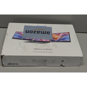 KEFEYA 15.6" Laptop Screen Extender, Includes Power Bank, FHD 1080P IPS Triple Laptop Monitor Extender for 13-17" Laptops, Plug & Play with HDMI/USB-A/TYPE-C/Hub, Compatible with Windows, Mac, Android