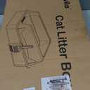 2 Pack XL Stainless Steel Litter Box with High Sides for Large Cat
