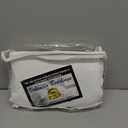 ROYALE LINENS 300 Thread Count 100% Long Staple Combed Cotton Sheet Set - 4 Piece Queen Bed Sheets - 1 Fitted, 1 Flat & 2 Pillow Cases - Soft Cool & Crisp Sheet Set (Queen, White)