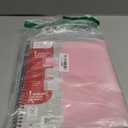 Mead Spiral Notebook, 1 Subject, Wide Ruled Paper, Plastic Cover, 8" x 10-1/2", 100 Sheets, Pastel Pink (930092B)