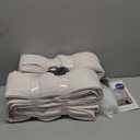 MIULEE Pinch Pleated Thick Linen Curtains 90 Inches 4 Panels Set Ivory Cream Back Tab Memory Trained Pinch Pleat Semi Sheer Light Filtering Privacy Curtains Window Drapes for Living Room Bedroom Birch