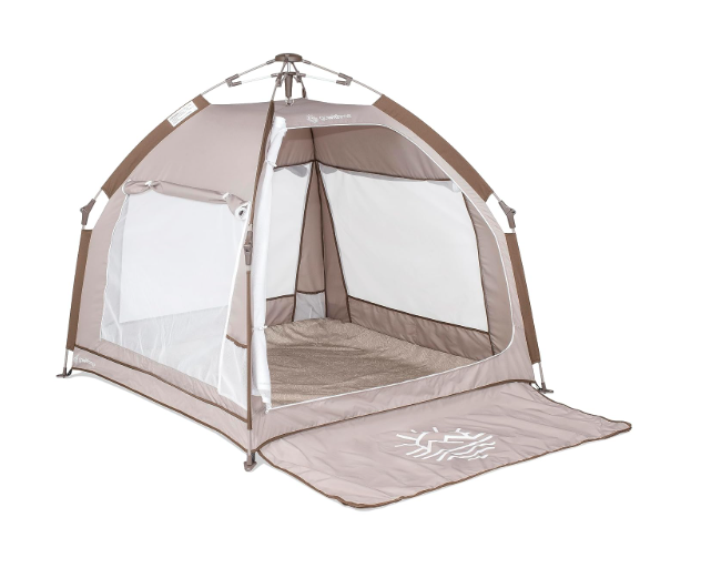 Baby Delight Go with Me Villa Portable Tent and Playard | Kids Tent and Playhouse | Indoor and Outdoor | Sandstone