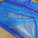 STARGOODS 20" Pool Skimmer Net - Heavy-Capacity Deep Bag Leaf Rake for Inground & Above Ground Pools - Fine Mesh Catches Leaves, Pet Hair & Debris - Pool-Safe Rounded Edges - Fits Standard Poles, Blue