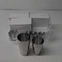 Dandat Cocktail Shaker, Professional Boston Cocktail Shaker Set, Stainless Steel Martini Drink Shakers Bartending, 18 Oz & 28 Oz Bar Shake Mixer Tin Tools for Bartender Cocktails(Silver,16 Pcs)