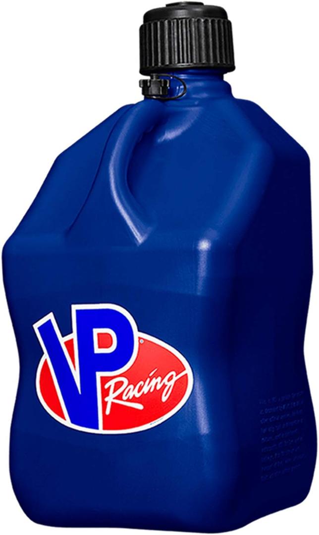 VP Racing 5.5 Gallon Motorsport Container Blue Utility Jug - Features Close-Trimmed Cap and Neck for Tight Seal - Made of Even-Density Plastic