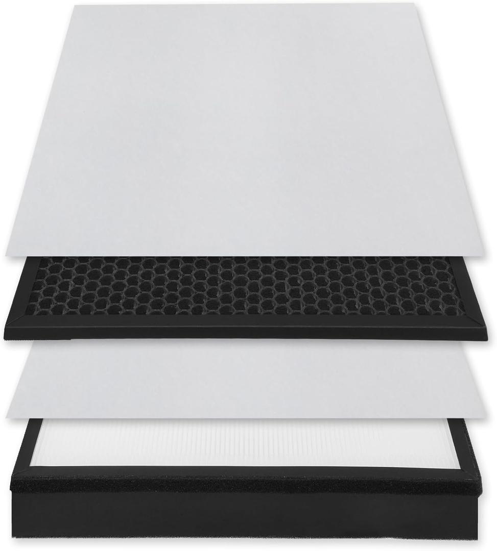 AM3 Replacement Filter Pack Compatible with Fellowes Aeramax Pro AM3 Air Purifiers, AM3 HEPA Filter with 2 x Pre-Filters, 1 HEPA Filter and 1 Activated Carbon Filter