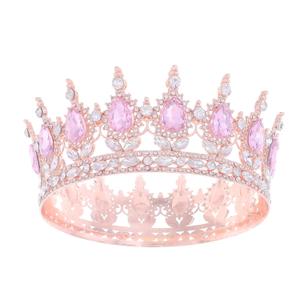 Queen Crown for Women Crystal Tiara for Girl Rhinestone Wedding Headband for Bride Hair Accessories for Costume Birthday Party Prom Gifts