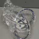 CANEOE Hallway Light Acrylic Modern LED Ceiling Light Fixtures Cool White 6000K Close to Ceiling Lights for Bedroom Bathroom Kitchen Balcony Corridor Stair Aisle Curved Creative Design Celing lamp