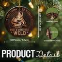 Welding Christmas Ornament 2025 - Welder Ornament for Men, Women, Dad, Brother, Husband - Mechanic, Blue Collar Worker Ideas - Double-Sided Ceramic Ornaments Hanging Decor