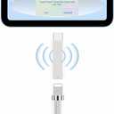 ELOLOHI USB C Pencil Adapter for Apple Pencil 1st Generation Male USB C to Lightning Charger Adapter Connector Bluetooth Pair for iPad 10th Gen Type C iPencil Charging Dongle for iPad A16 2025
