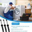 383EER3001G 383EER3001J 4901ER2003A Washer Shock Absorber for LG Washing Machine -3 PACK -10 Years Wa-rranty Replace 383EER3001V,383EER3001F,383EER3001H,383EER3001S by TOMOON