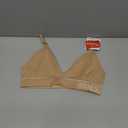Hanes Women's Originals Seamless Triangle Rib Bralette, Soft Ribbed Bra, Comfortflex Fit, Size M