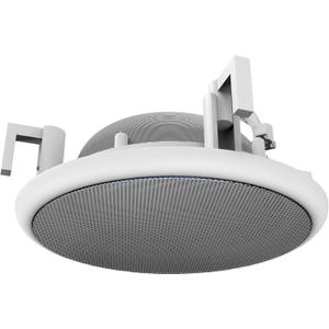 Splin Ceiling Embedded Mount Stand Compatible with Smart Speaker Alexa Echo Dot 3rd gen. —Amazon— or Nest Mini —Google— Model Classic Built-in (White) — Metal Grille