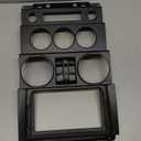 ApplianPar Instrument Panel Dash Center Bezel Trim for Jeep Wrangler 2007-2010