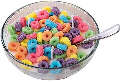 Fruity Loops Cereal Bowl Scented Soy Candle