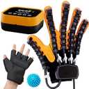 Rehabilitation Robot Gloves Upgrade Stroke Hand Therapy Equipment, Automatic Hand Trainer Gloves (Medium)