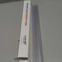 AmazerBath 3 PCS Shower Door Bottom Seal for 3/8 Inch Glass - (15.75 Inches x 3), 3 Section Segmented Shower Installation Kit Frameless Glass Door Seal Strip