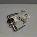 Copper Creek DL1231SS Daley Push Button Privacy Door Lever, Satin Stainless