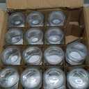 60 Pack 4 Oz Plastic Containers with Lids, OBKJJ Clear Travel Size Leak Proof Makeup Travel Containers BPA Free Cosmetic Slime Jars for Lotion, Cream, Body Butter, Makeup, Ointments (60)