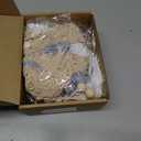 Boho Tassel Garland Wall Hanging with Wood Beads Blue Tassel Garland for Baby Shower Kids Room Bedroom Nursey Back to School Decorations